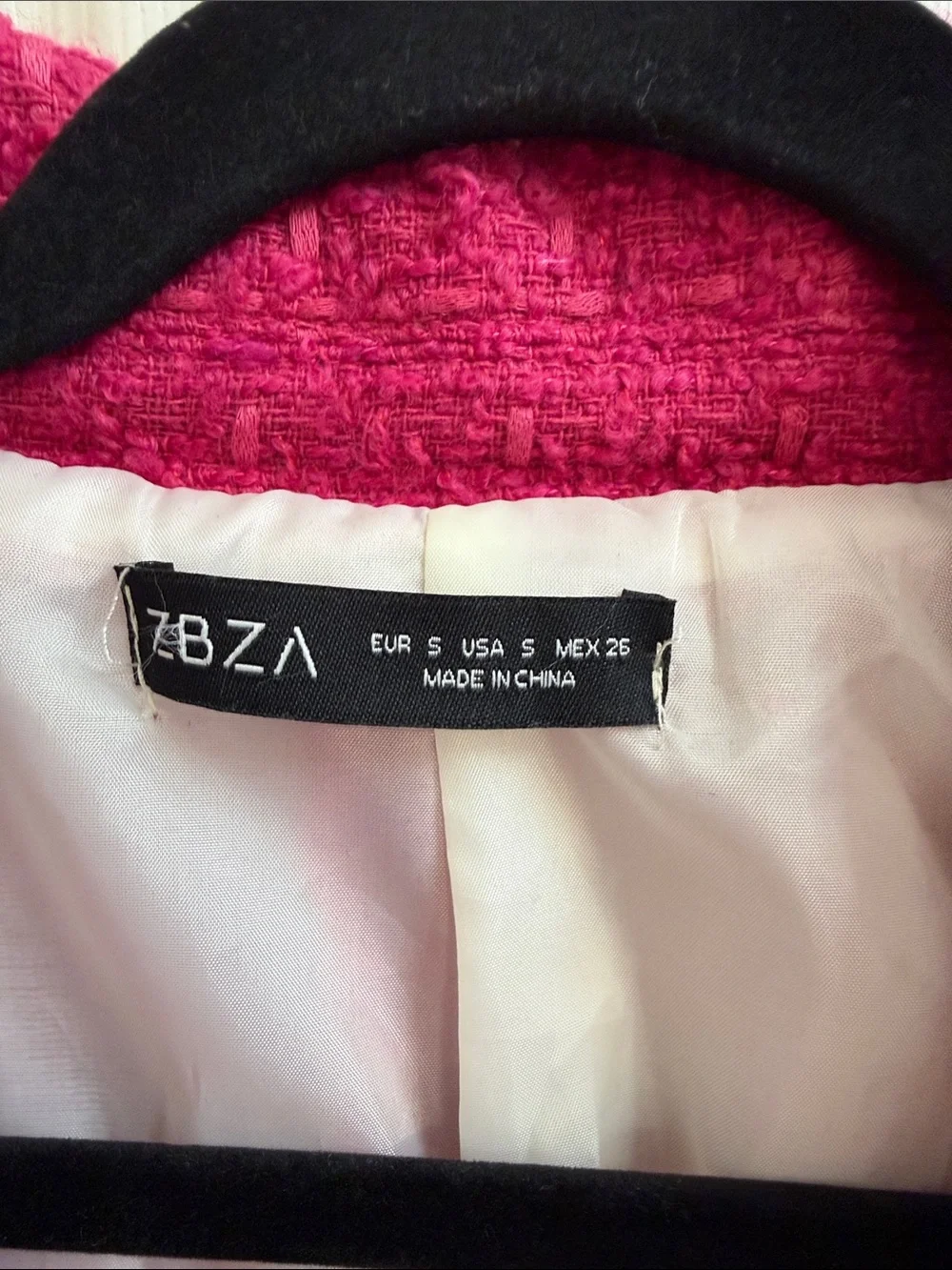 ZBZA fuchsia tweed